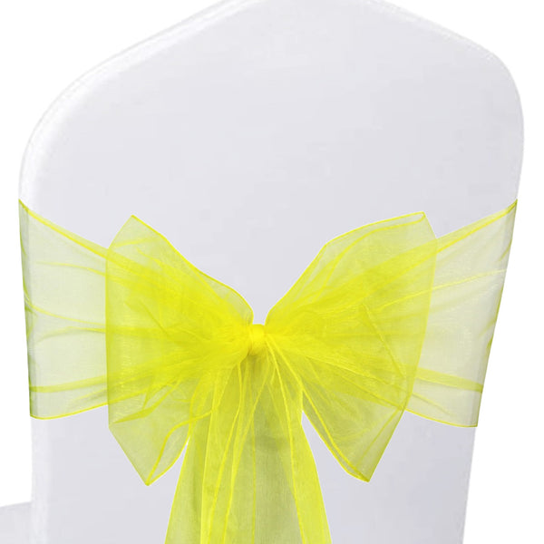 22cm x 280cm Organza Chair Sash(Pack of 10)