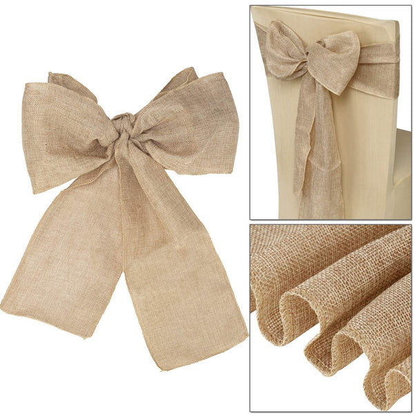 7" x 108" Plain Hessian Chair Sash