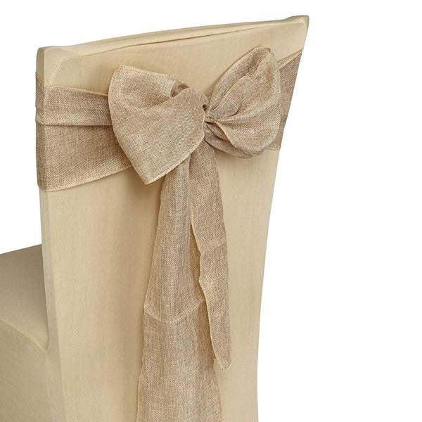 7" x 108" Plain Hessian Chair Sash