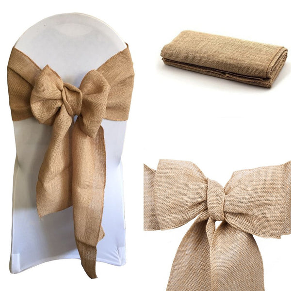 7" x 108" Plain Hessian Chair Sash