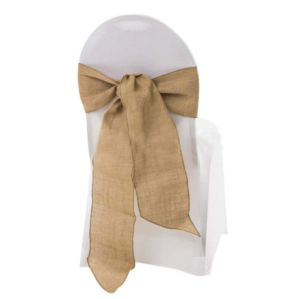 7" x 108" Plain Hessian Chair Sash