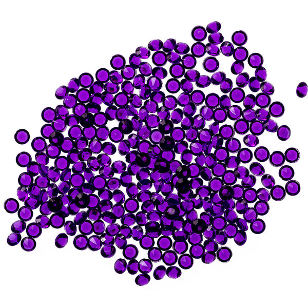 2000 Iridescent Table Scatter Acrylic Crystals, 4.5mm