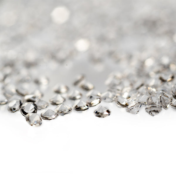 6000 Iridescent Table Scatter Acrylic Crystals, Mixed Sizes