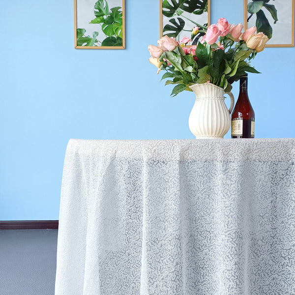 Multi Color Round Sequin Sparkly Tablecloth