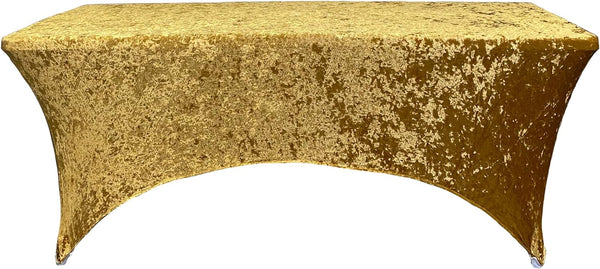Rectangular Crushed Velvet Table Cover