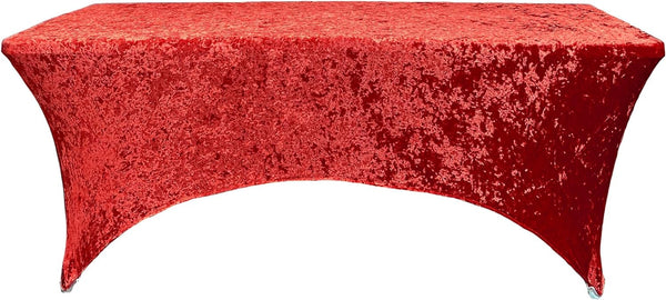 Rectangular Crushed Velvet Table Cover