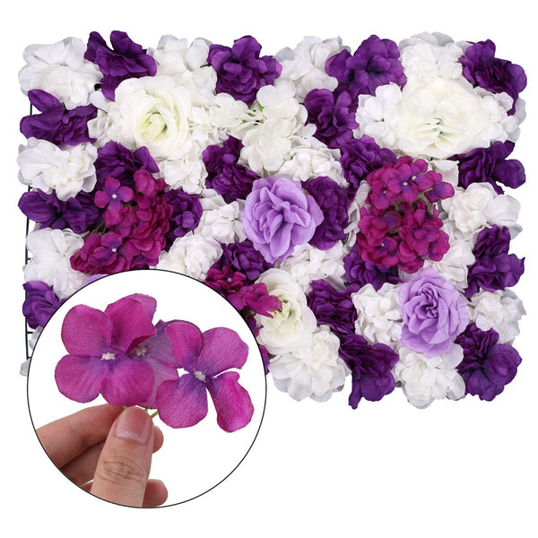 Hydrangea Artificial Flower Wall Panel 60cm x 40cm