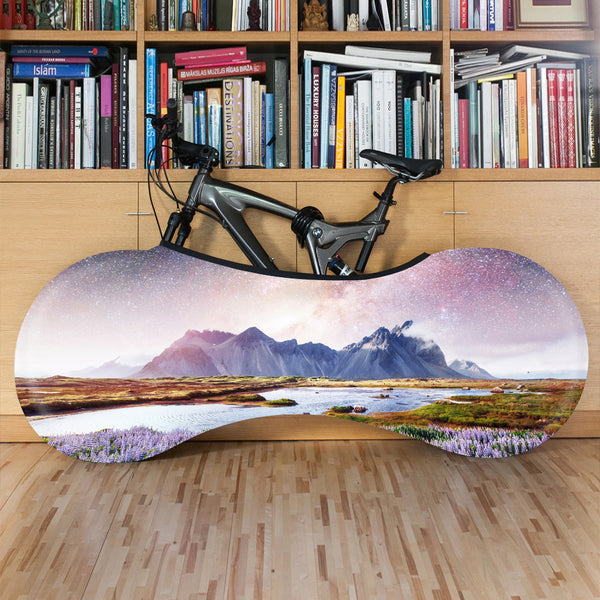 High Elastic Bike Anti-Dust Wheels Frame Cover Scratch-Proof Bicycle Indoor Bike Cover - kuogo