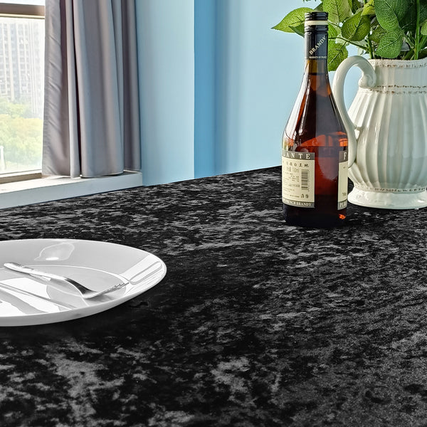 Rectangular Crushed Velvet Table Cover