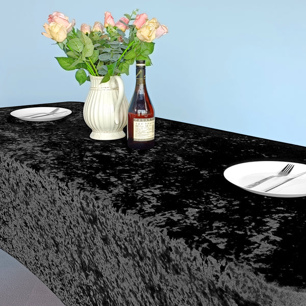 Rectangular Crushed Velvet Table Cover