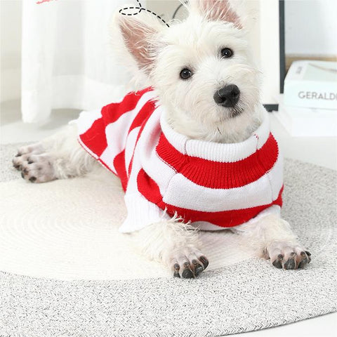 Halloween Pet Clothes Knitted Turtleneck Christmas Sweater