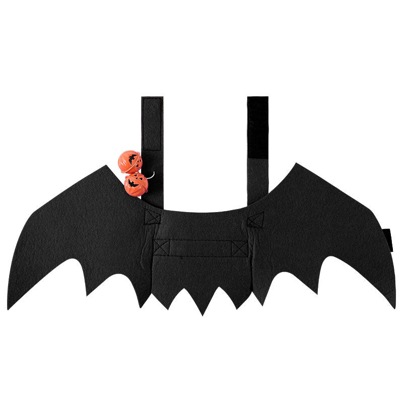 Pet Cosplay Costume Halloween Pet Clothes Bat Wings Chest Strap