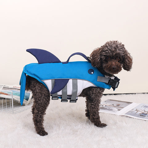 Adjustable Shark-style Dog Swimsuit Life Jacket