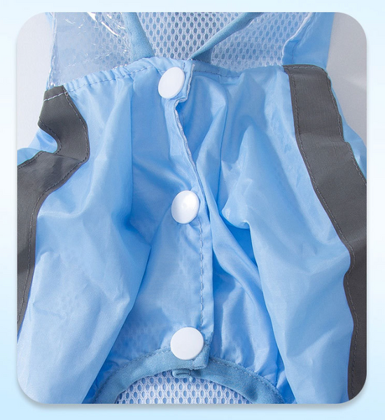 Waterproof Reflective Four-legged All-inclusive Dog Raincoat