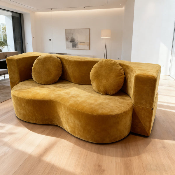 Luxurious Compact Foldable Sofa Bed, Filled with Sponge Material