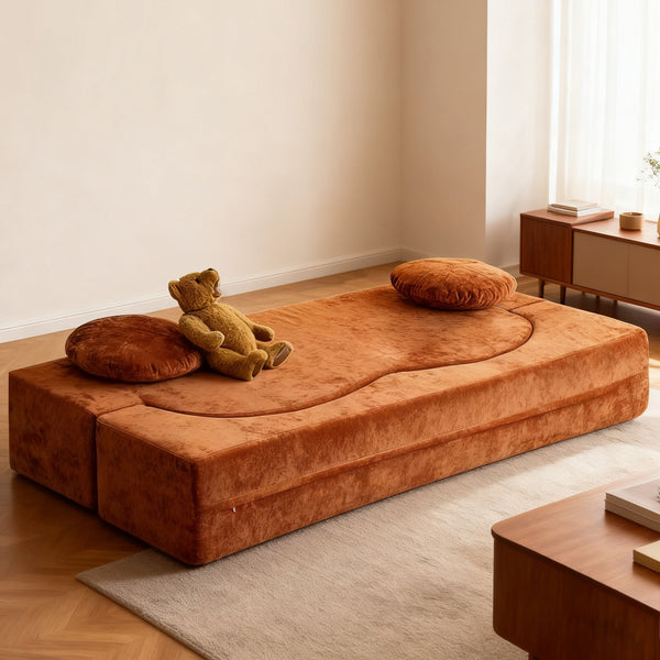 Luxurious Compact Foldable Sofa Bed, Filled with Sponge Material