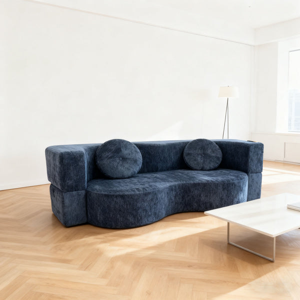 Luxurious Compact Foldable Sofa Bed, Filled with Sponge Material