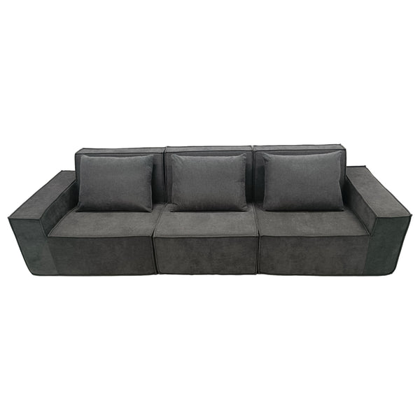 Vacuum Packing Modern Fabric Design Sectional Compressed Sofa Set Living Room Furniture for Home 3 Seater