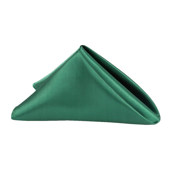 Satin Napkin 20"x20" - Emerald Green