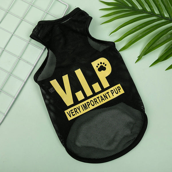 Summer Thin Breathable Large Mesh Dog Sports Vest