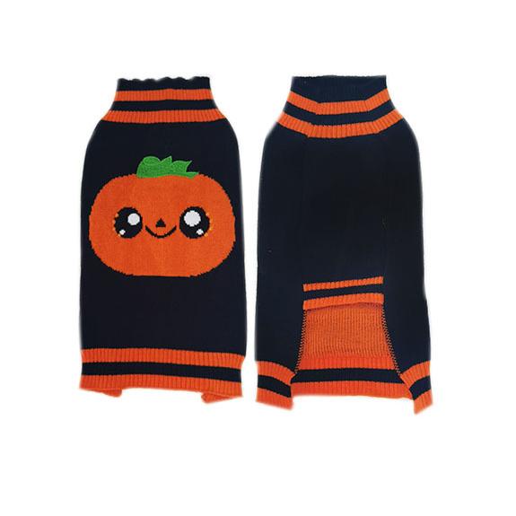 Halloween Pet Costumes Pumpkin Sweater