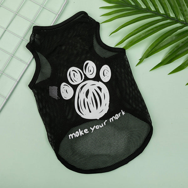 Summer Thin Breathable Large Mesh Dog Sports Vest