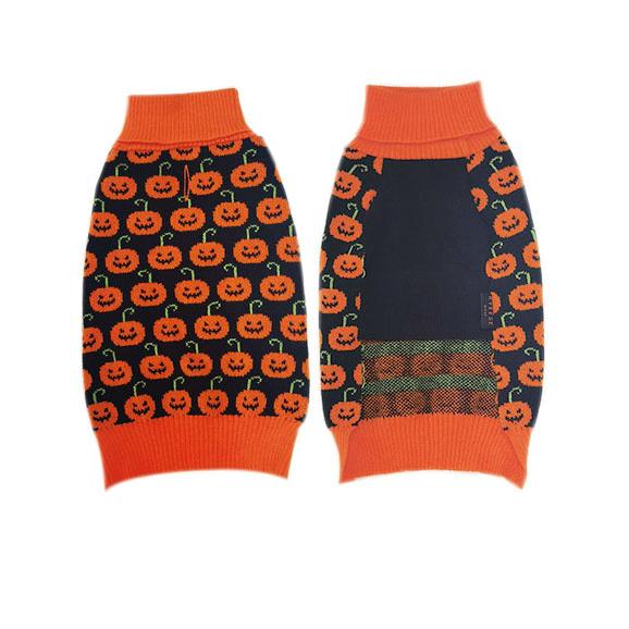 Halloween Pet Costumes Pumpkin Sweater