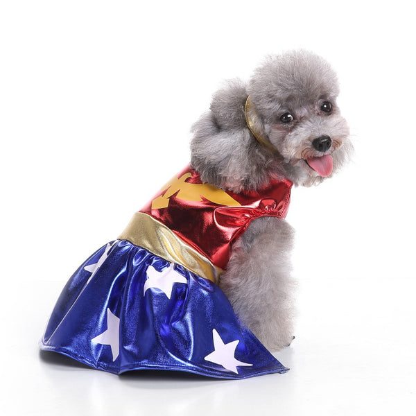 Cosplay Christmas Halloween Festival Pet Clothing Suits Dog Costume