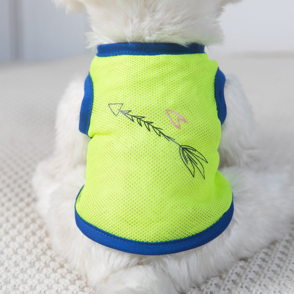 Summer Thin Breathable Large Mesh Dog Sports Vest