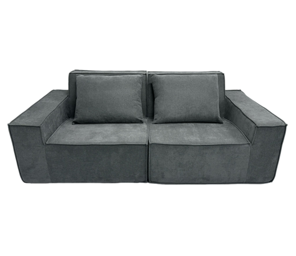 Vacuum Packing Modern Fabric Design Sectional Compressed Sofa Set Living Room Furniture for Home 2Seater