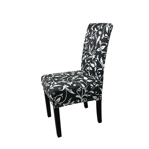 Short Spandex Floral Printed Chair Cover(Design 6)