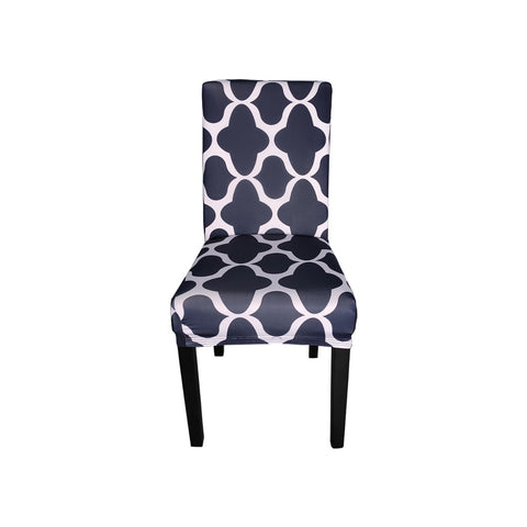 Short Spandex Patterned Printed Chair Cover