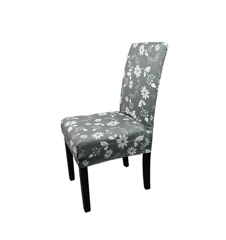 Short Spandex Floral Printed Chair Cover(Design 1)