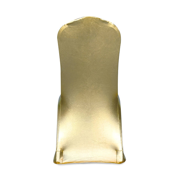 Spandex Chair Cover - Shiny Gold