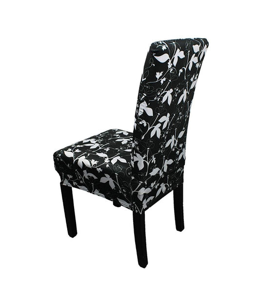 Short Spandex Floral Printed Chair Cover(Design 3)