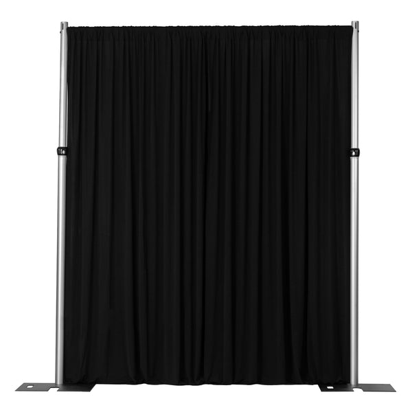 Spandex 4-way Stretch Drape Curtain 12ft H x 60" W - Black