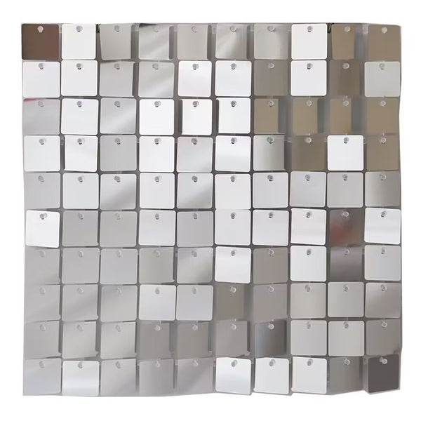 Shimmer Pneumatic Plate Wall Package Backdrop Sequin Panel