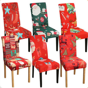 Christmas Printed Chair Cover (Design 4)