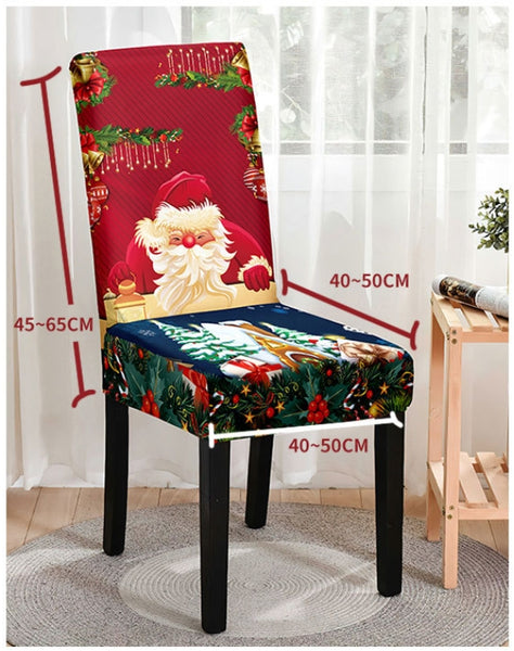 Christmas Printed Chair Cover