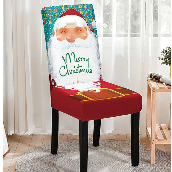 Digital Printed Christmas Chair Cover