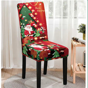 Digital Printed Christmas Chair Cover