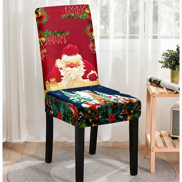 Christmas Printed Chair Cover