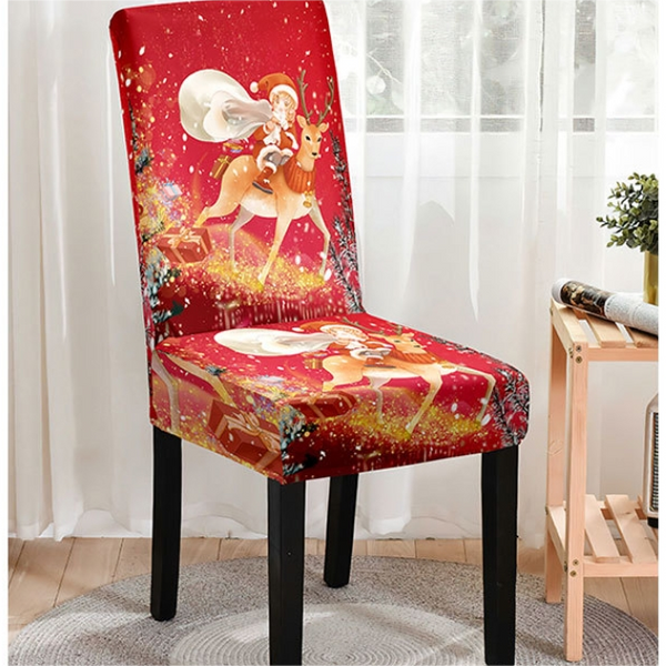 Christmas Printed Chair Cover