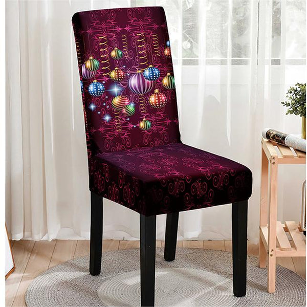 Digital Printed Christmas Chair Cover