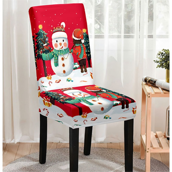 Christmas Printed Chair Cover