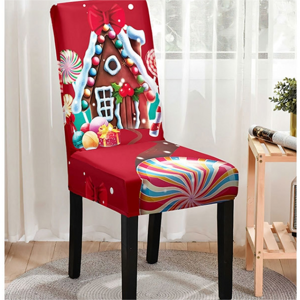 Christmas Printed Chair Cover