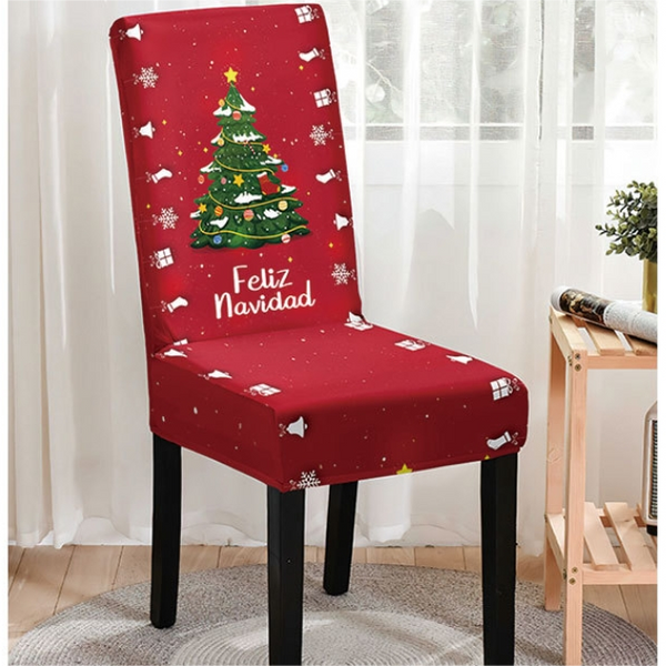 Christmas Printed Chair Cover (Design 3)