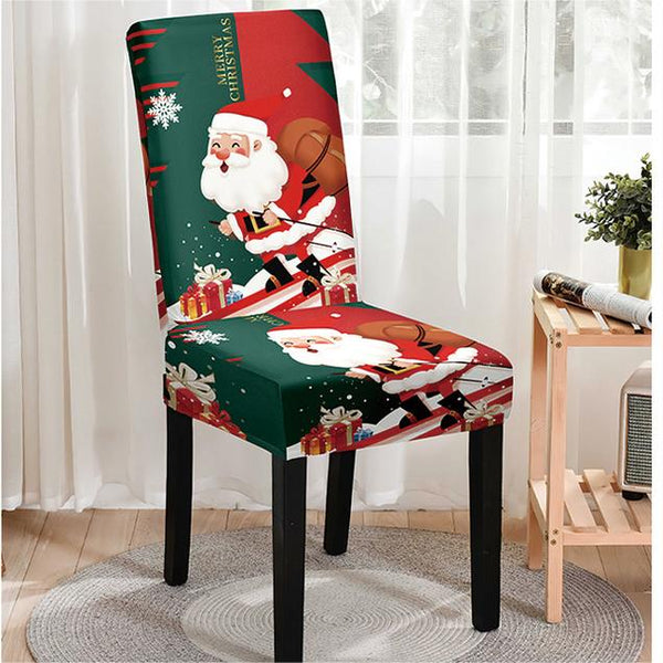 Digital Printed Christmas Chair Cover