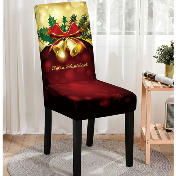 Christmas Printed Chair Cover (Design 3)