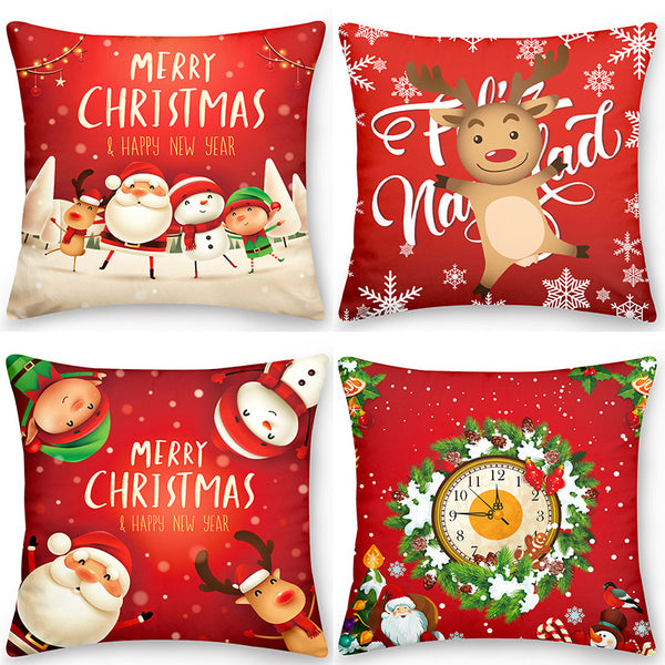 Christmas Sofa Decoration Pillowcase